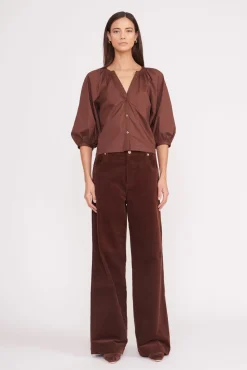 Poplin Shop<STAUD DILL TOP MAHOGANY