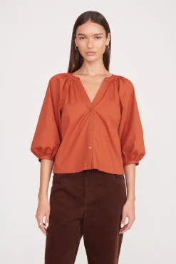 Poplin Shop<STAUD DILL TOP   SPICE