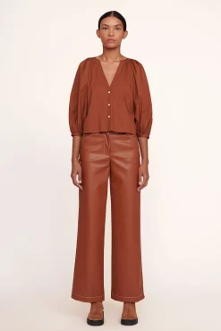 Poplin Shop|Tops<STAUD DILL TOP TAN