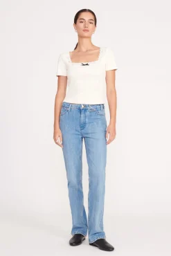 Best Sellers|Tops<STAUD DIXIE TOP   IVORY
