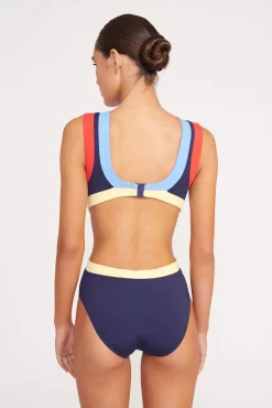 One Pieces<STAUD DOLCE ONE PIECE  NAVY COLORBLOCK NAVYCOLORBLOCK