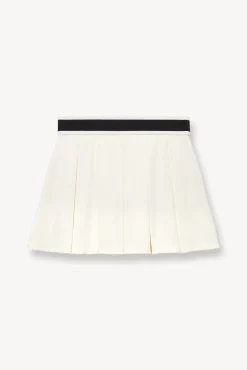 STAUD Court<STAUD DOUBLES SKIRT IVORY