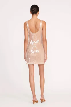 Dresses<STAUD ECLIPSE DRESS BEIGE