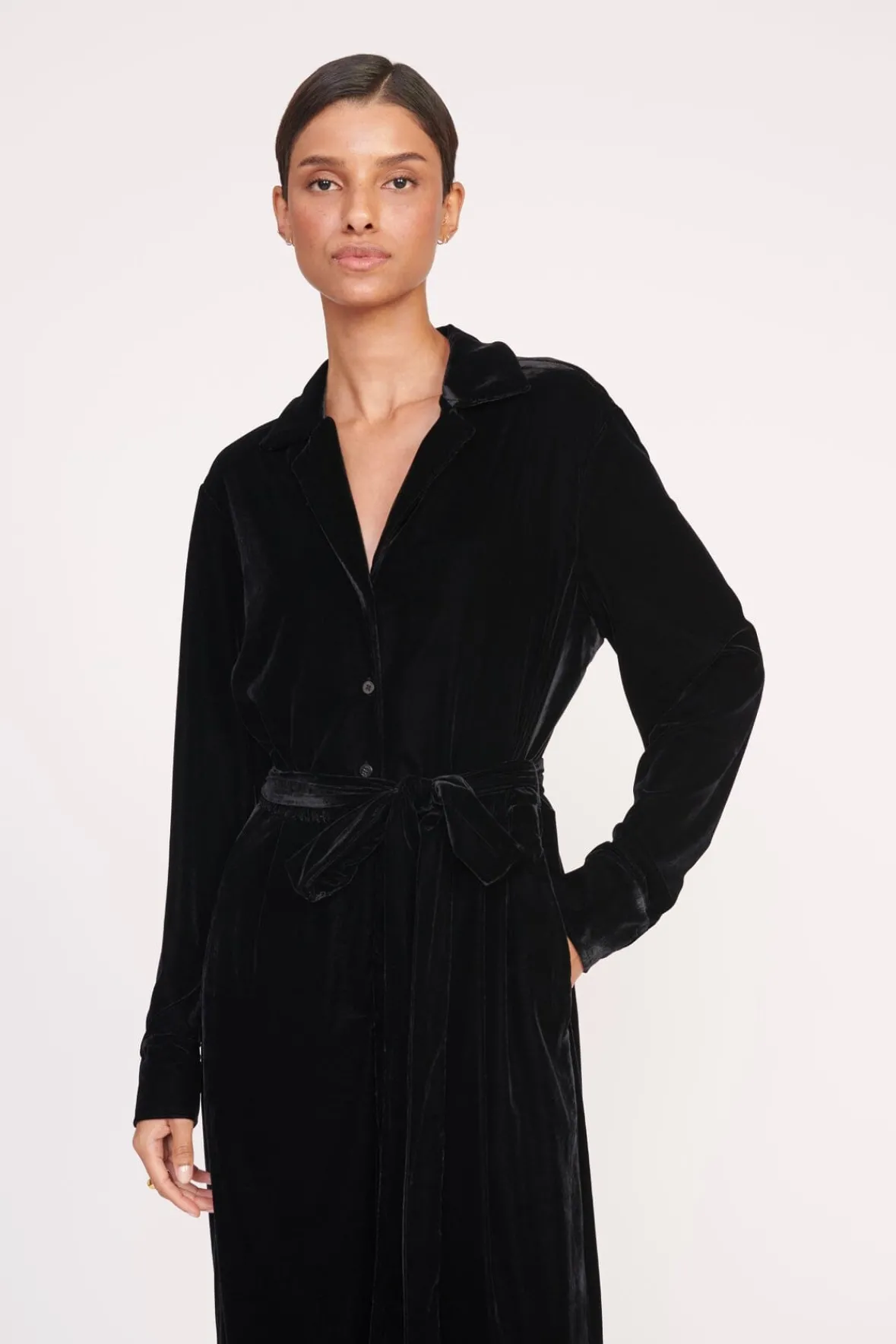 Dresses<STAUD ELIJAH JUMPSUIT BLACK