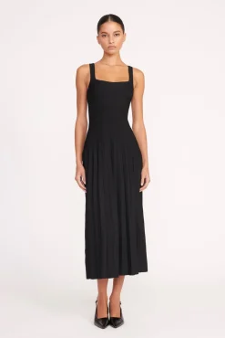Dresses|Knits<STAUD ELLISON DRESS BLACK