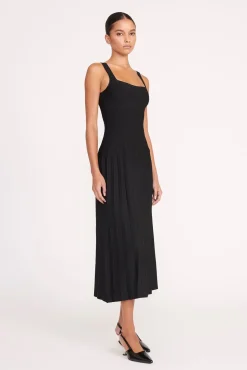 Dresses|Knits<STAUD ELLISON DRESS BLACK