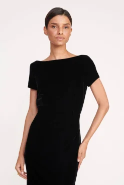 Dresses<STAUD EMELYN DRESS   BLACK