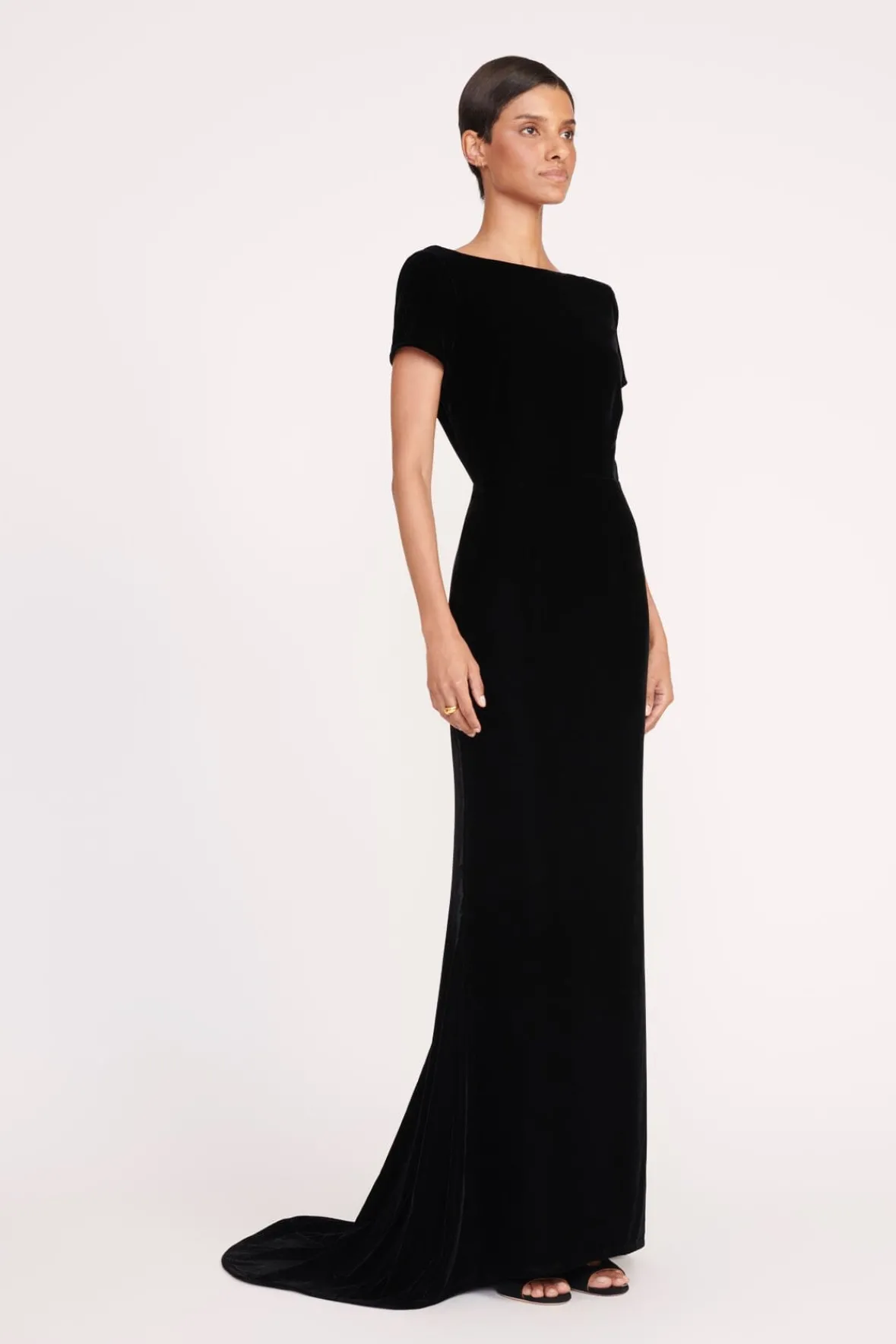 Dresses<STAUD EMELYN DRESS BLACK