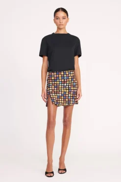 Skirts<STAUD EMERIE SKIRT  DANCE FLOOR DANCEFLOOR