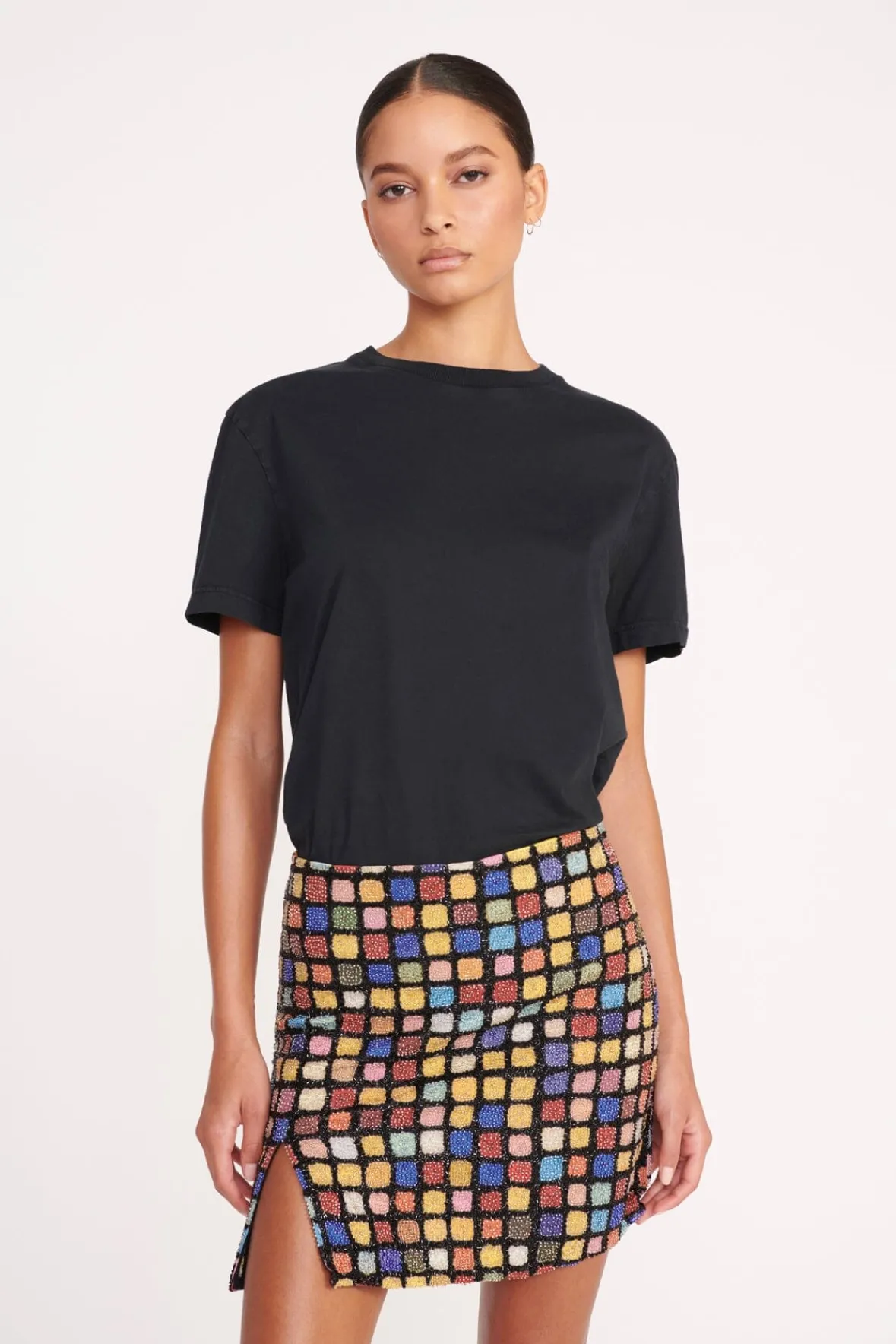 Skirts<STAUD EMERIE SKIRT DANCE FLOOR DANCEFLOOR