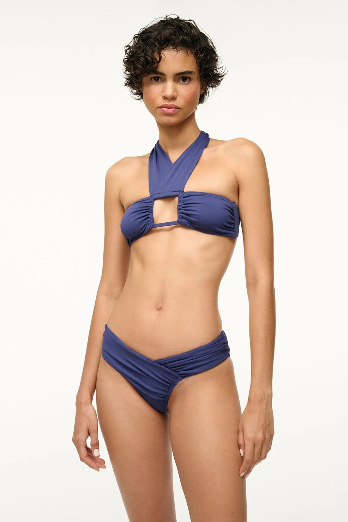 Bikinis<STAUD EMSLEY BIKINI BOTTOM NAVY