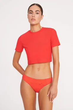 Cover-Ups<STAUD FERNANDA TOP  RED ROSE REDROSE