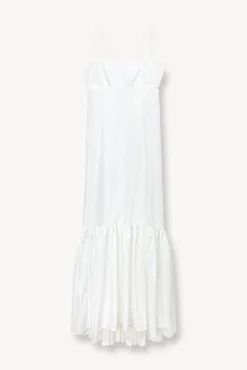Dresses<STAUD FLORENCE DRESS   WHITE