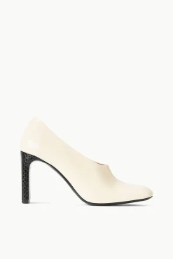 Heels<STAUD FLORENTINE PUMP CREAM BLACK CREAMBLACK