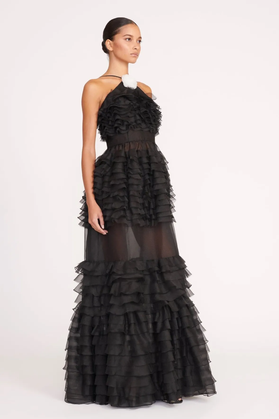 Dresses<STAUD FLORIAN DRESS BLACK