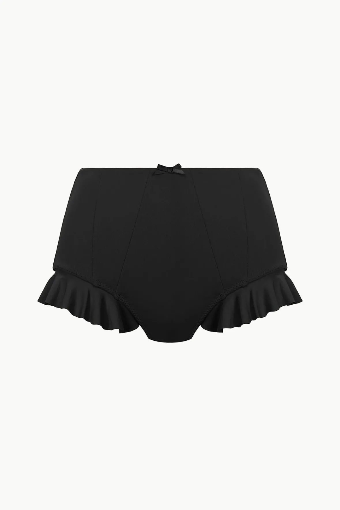 Bikinis<STAUD FLOURISH HIGH RISE BIKINI BOTTOM BLACK