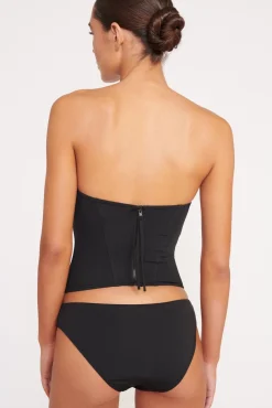 Bikinis<STAUD FRANCESCA BIKINI TOP   BLACK