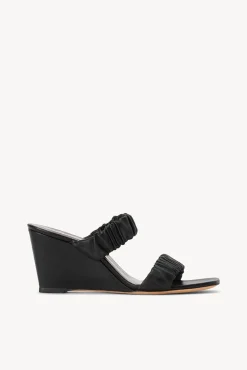 Platforms & Wedges<STAUD FRANKIE WEDGE   BLACK