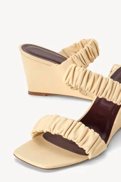 Platforms & Wedges<STAUD FRANKIE WEDGE CREAM