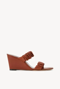 Platforms & Wedges<STAUD FRANKIE WEDGE   TAN