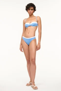 Bikinis<STAUD GEMMA BIKINI BOTTOM AZURE WHITE AZUREWHITE