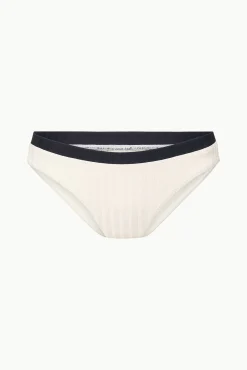 Bikinis<STAUD GEMMA BIKINI BOTTOM IVORY BLACK IVORYBLACK