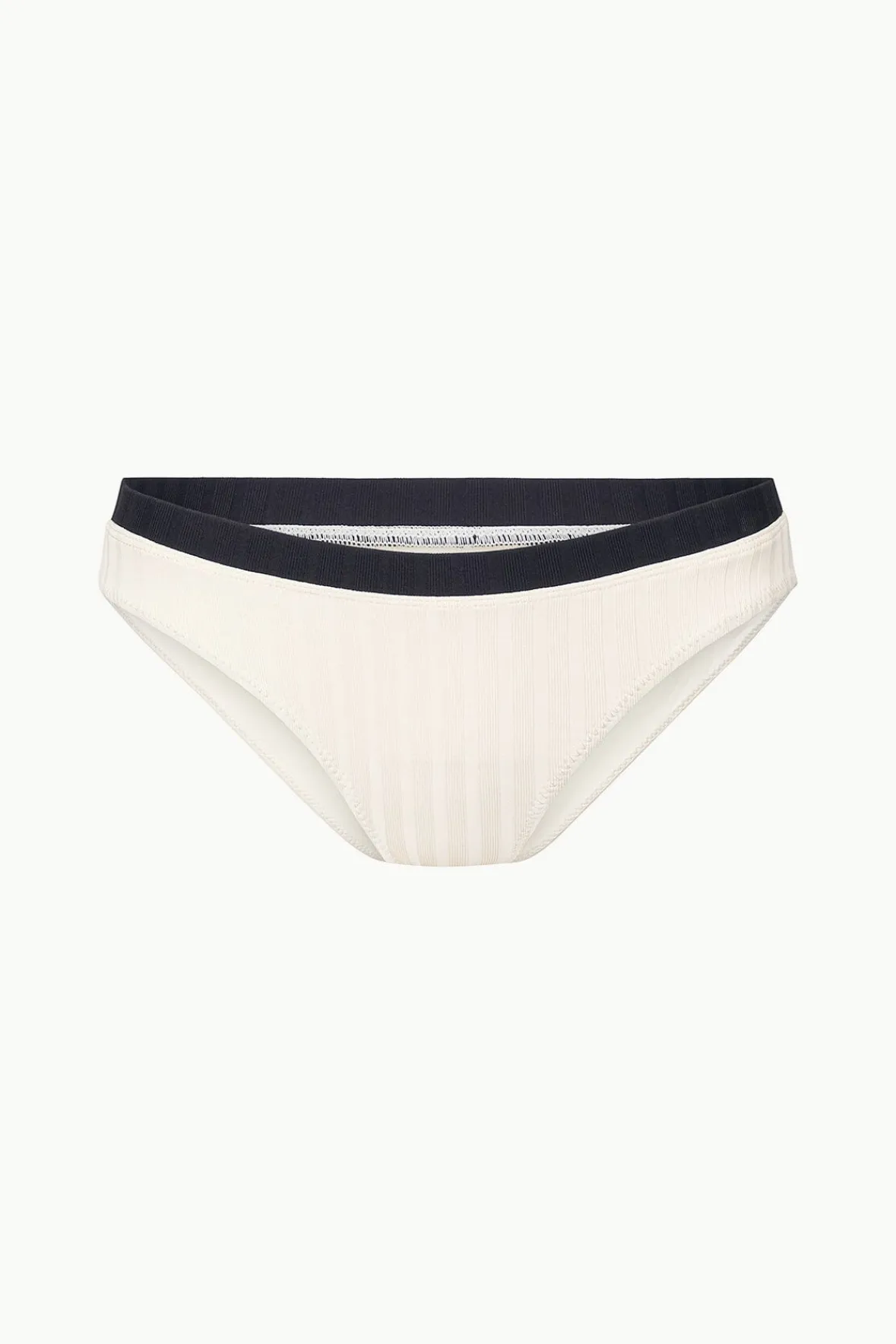 Bikinis<STAUD GEMMA BIKINI BOTTOM IVORY BLACK IVORYBLACK