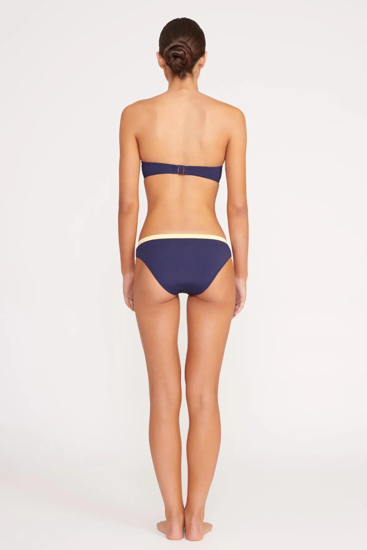 Bikinis<STAUD GEMMA BIKINI BOTTOM NAVY COLORBLOCK NAVYCOLORBLOCK