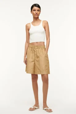 Pants & Shorts<STAUD GENNY SHORT FAWN