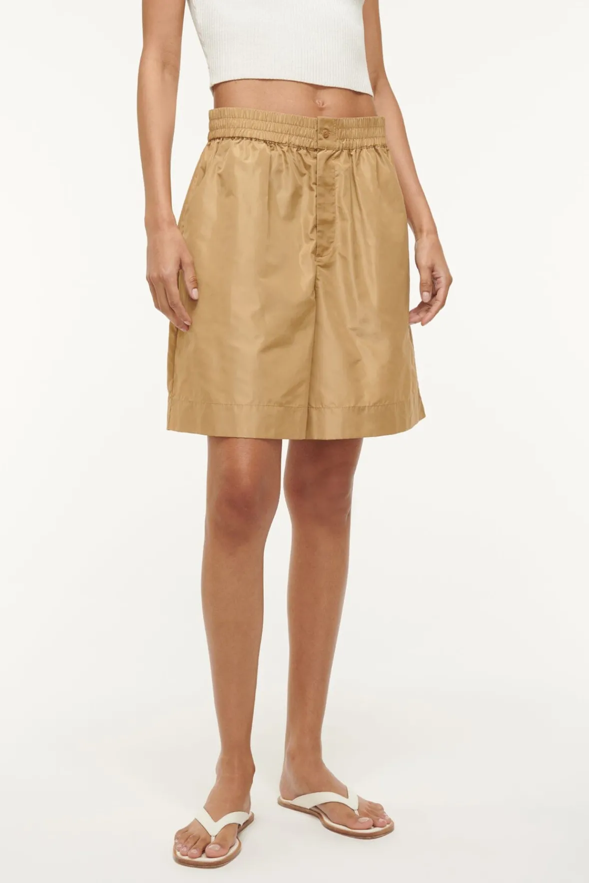 Pants & Shorts<STAUD GENNY SHORT FAWN