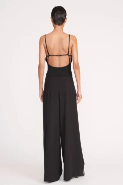 Tops<STAUD GEORGINA TOP   BLACK