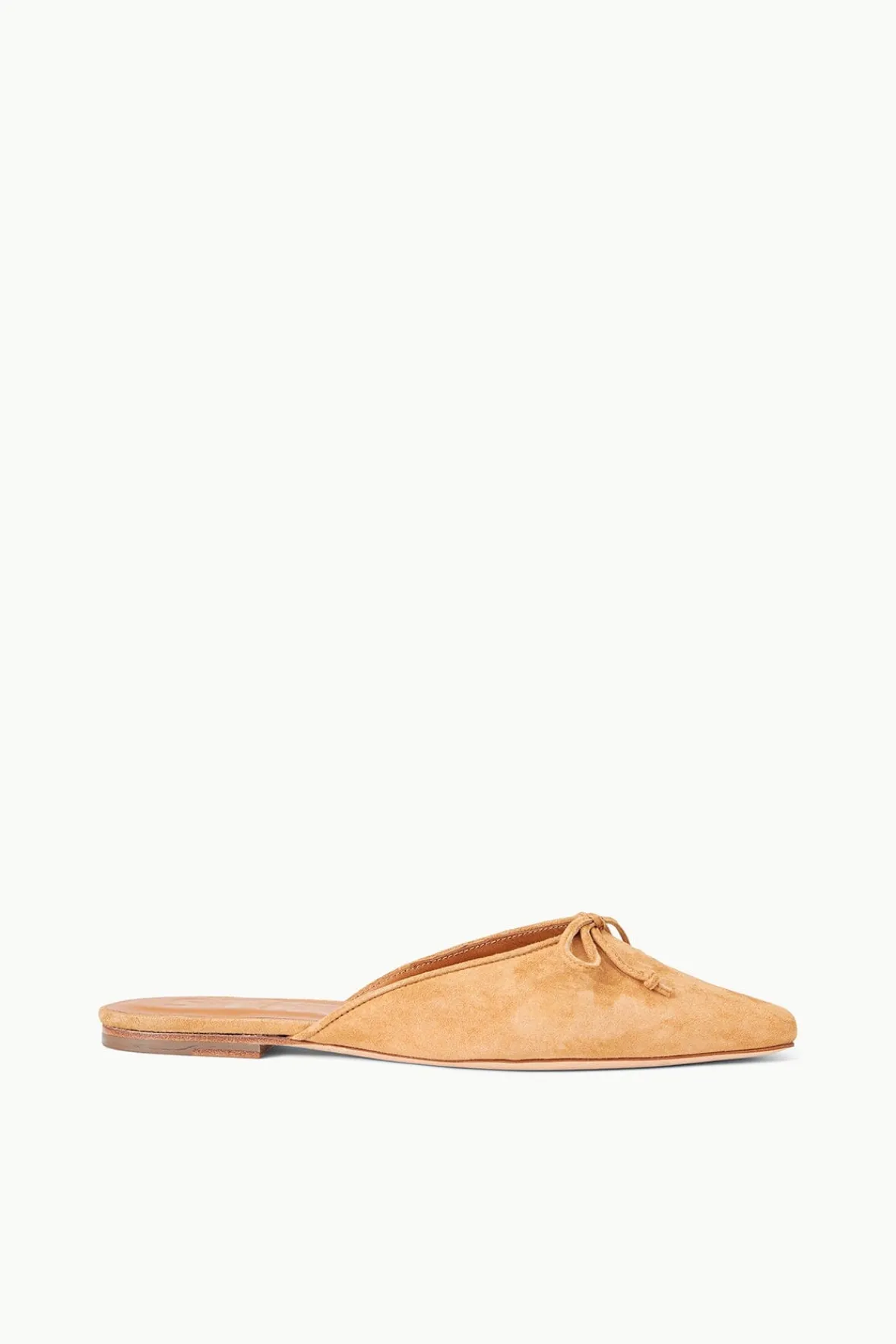 Mules & Flats<STAUD GINA MULE CASHEW SUEDE CASHEWSUEDE
