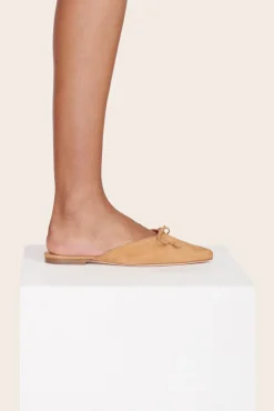Mules & Flats<STAUD GINA MULE CASHEW SUEDE CASHEWSUEDE