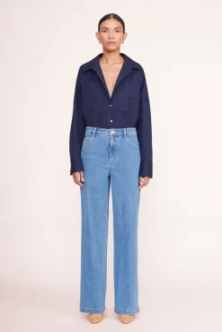 Mules & Flats<STAUD GINA MULE CASHEW SUEDE CASHEWSUEDE