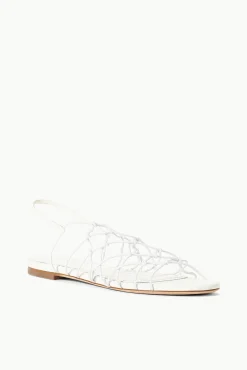 Sandals<STAUD GIO KNOT SANDAL   PAPER