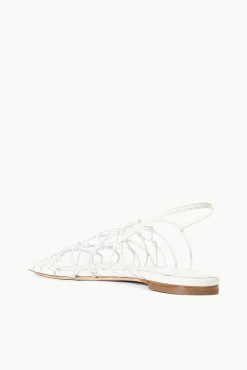Sandals<STAUD GIO KNOT SANDAL   PAPER