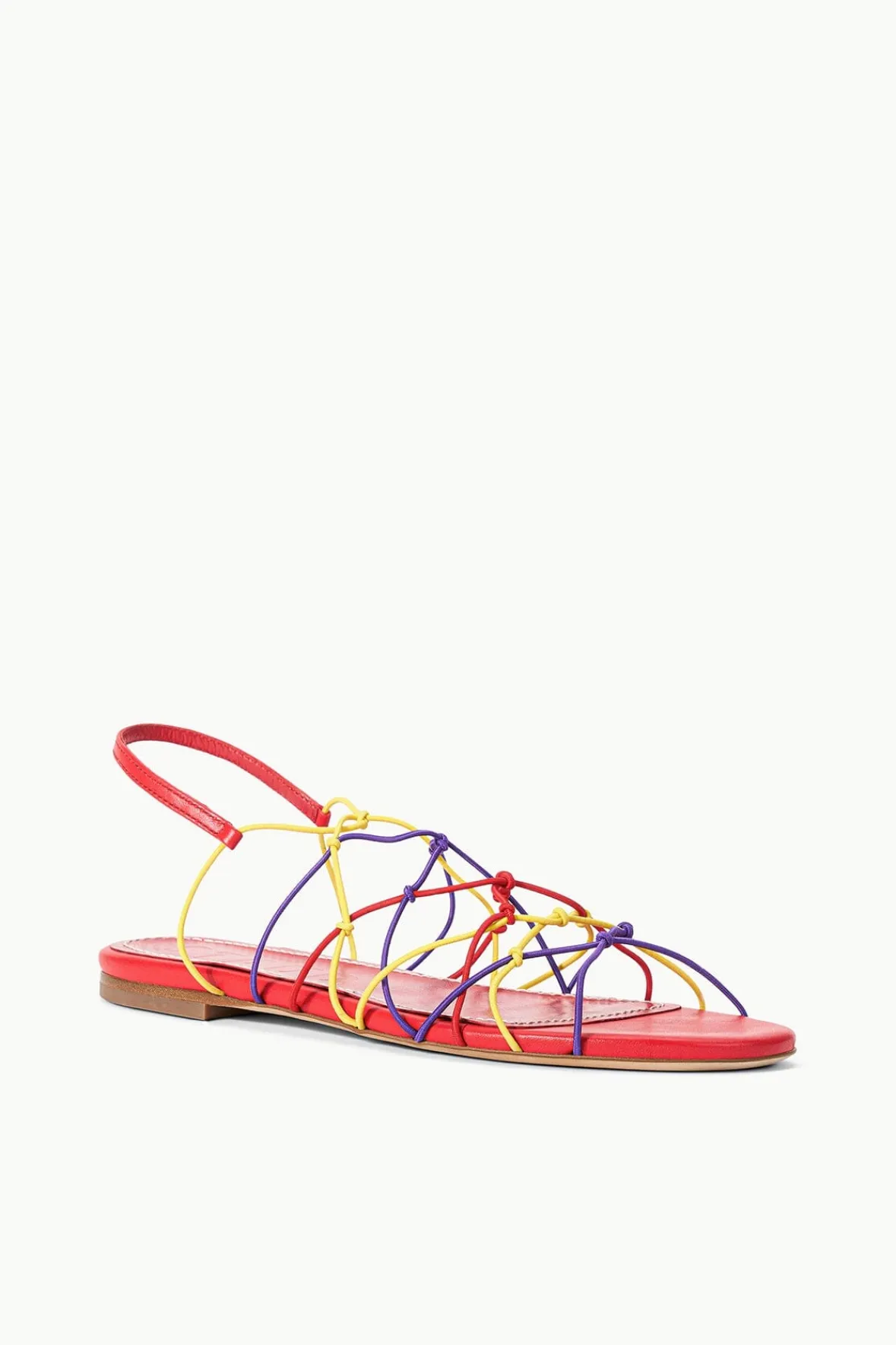 Sandals<STAUD GIO KNOT SANDAL RED ROSE MULTI REDROSEMULTI