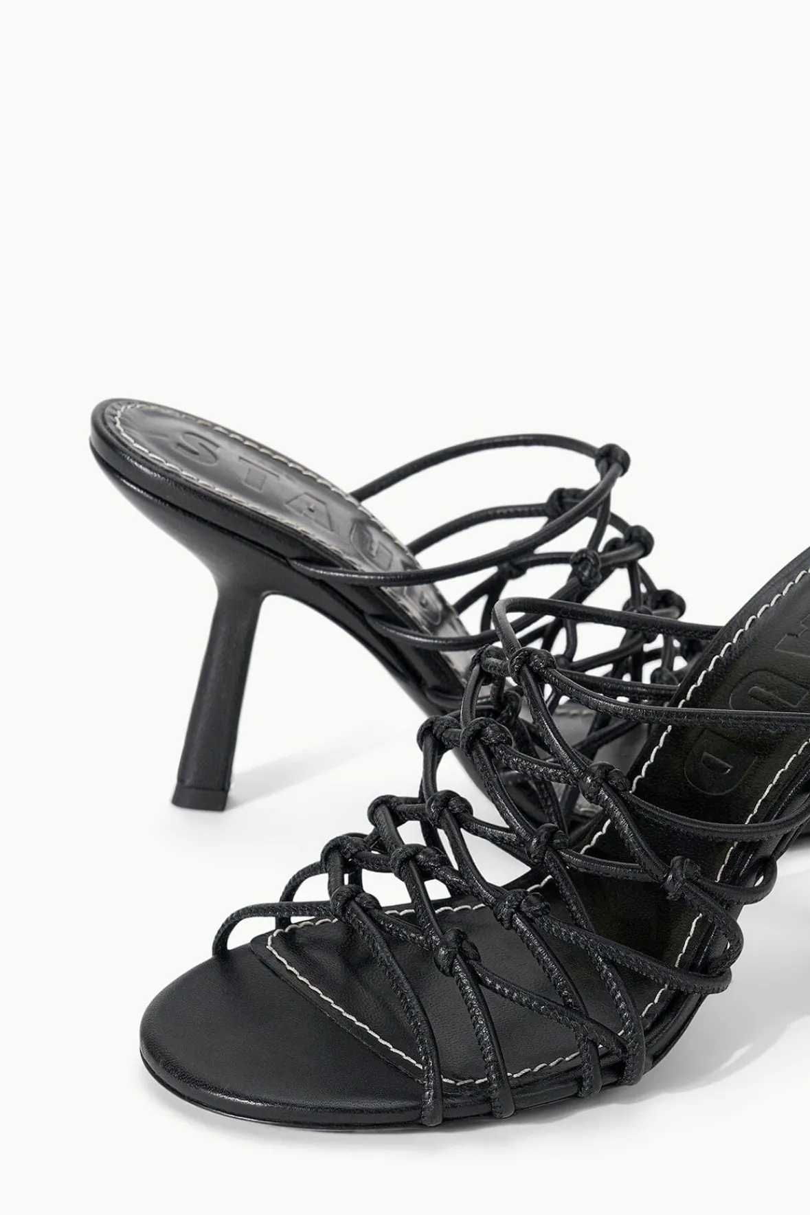 Heels|The Evening Edit<STAUD GIOTTO KNOT HEEL BLACK