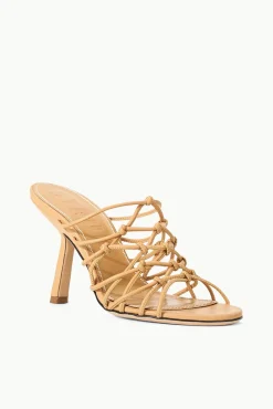 Heels|The Evening Edit<STAUD GIOTTO KNOT HEEL   PORCINI
