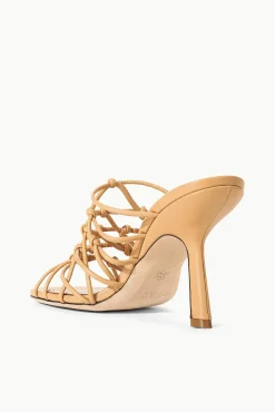 Heels|The Evening Edit<STAUD GIOTTO KNOT HEEL   PORCINI