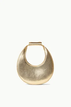 Moon|Crossbody<STAUD GOODNIGHT MOON BAG GOLD