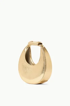 Moon|Crossbody<STAUD GOODNIGHT MOON BAG GOLD