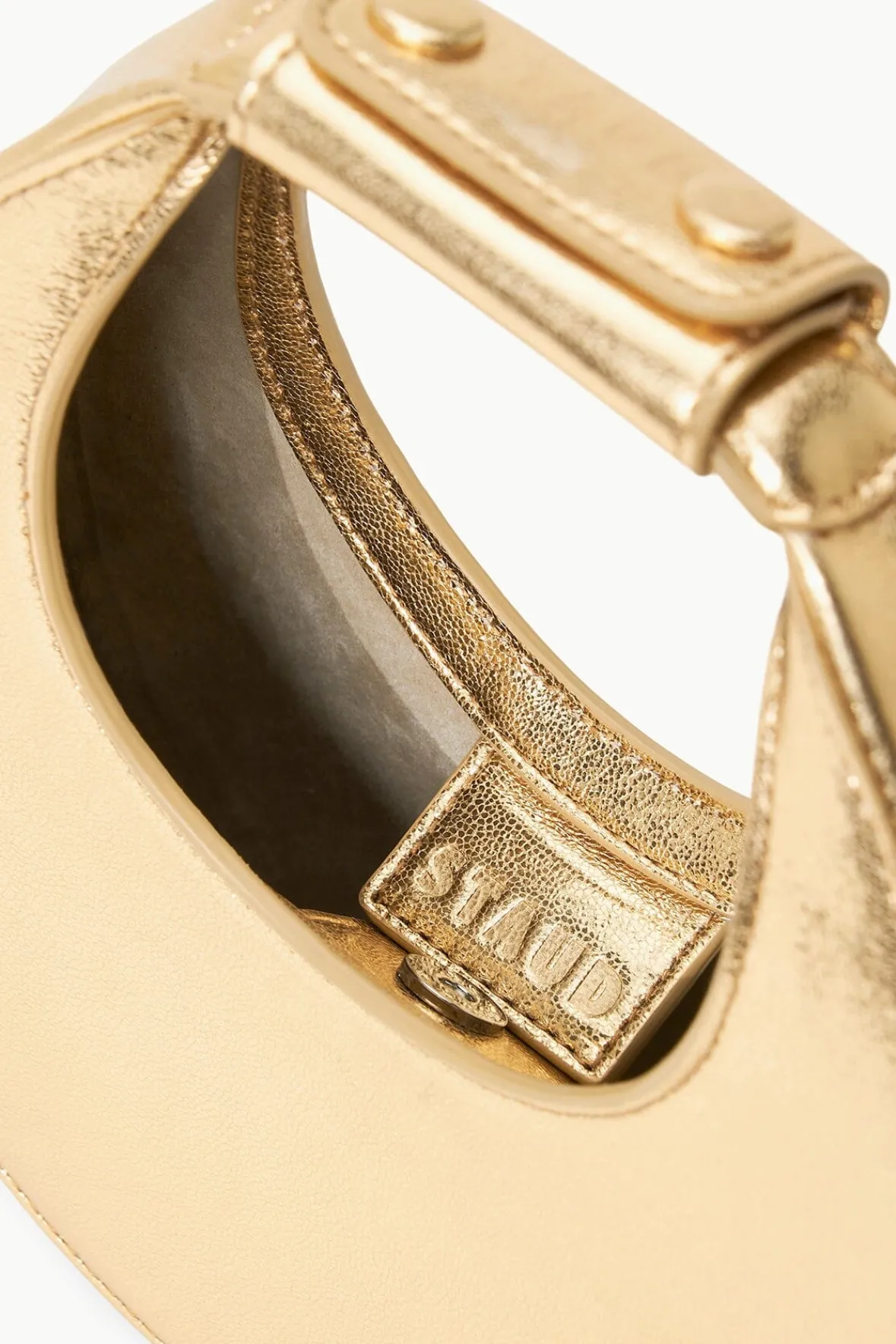 Moon|Crossbody<STAUD GOODNIGHT MOON BAG GOLD