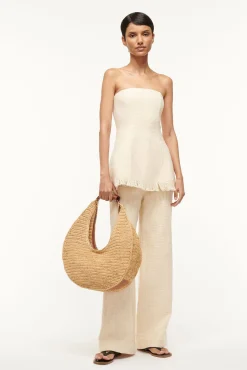 Pants & Shorts<STAUD GRAYSON PANT   IVORY
