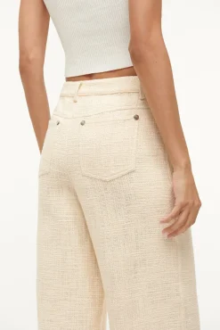 Pants & Shorts<STAUD GRAYSON PANT IVORY