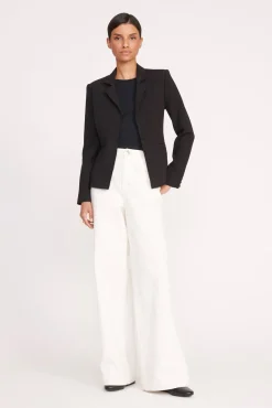 Pants & Shorts<STAUD GRAYSON PANT   WHITE