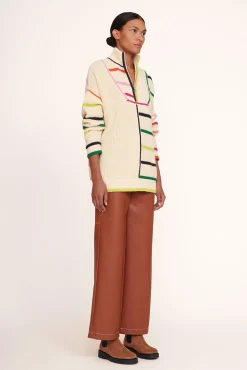 Knits<STAUD HAMPTON SWEATER CREME RAINBOW MULTI CREMERAINBOWMULTI