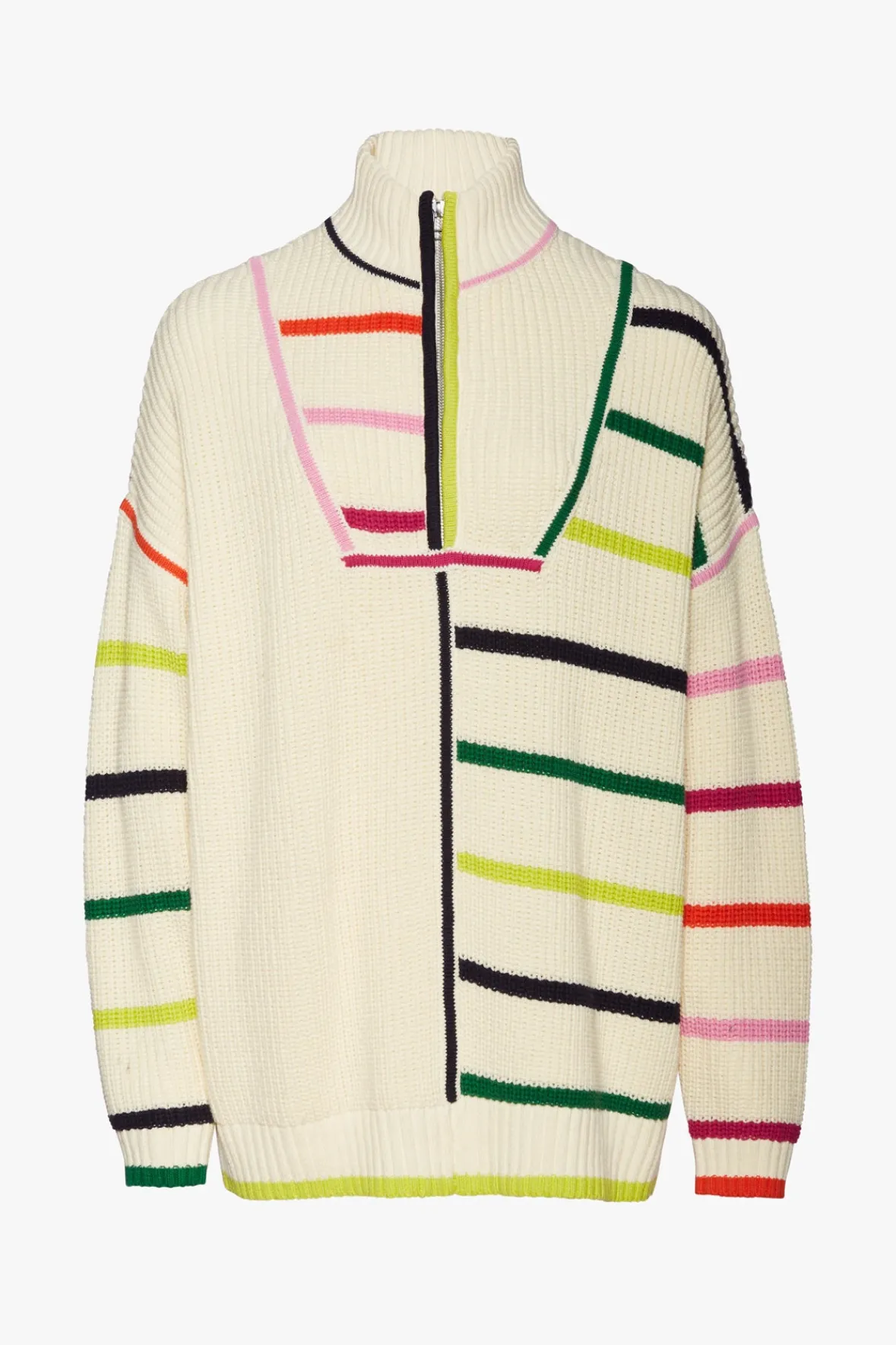Knits<STAUD HAMPTON SWEATER CREME RAINBOW MULTI CREMERAINBOWMULTI
