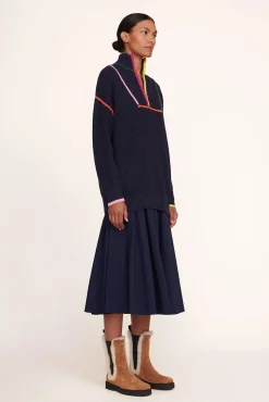 Knits<STAUD HAMPTON SWEATER  NAVY MULTI NAVYMULTI