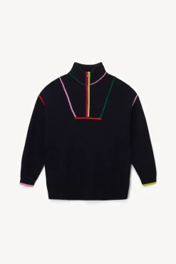 Knits<STAUD HAMPTON SWEATER  NAVY MULTI NAVYMULTI